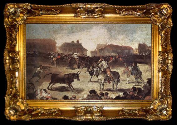 framed  Francisco Goya The Bullfight, ta009-2